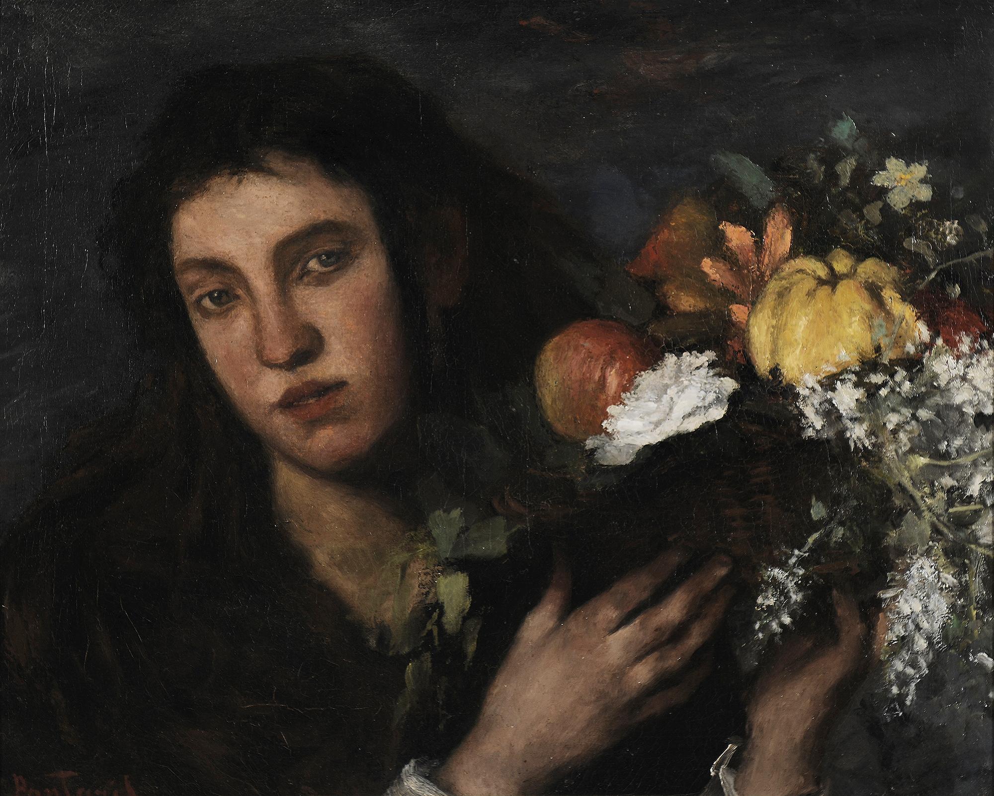 Flower Seller with a Basket National Gallery