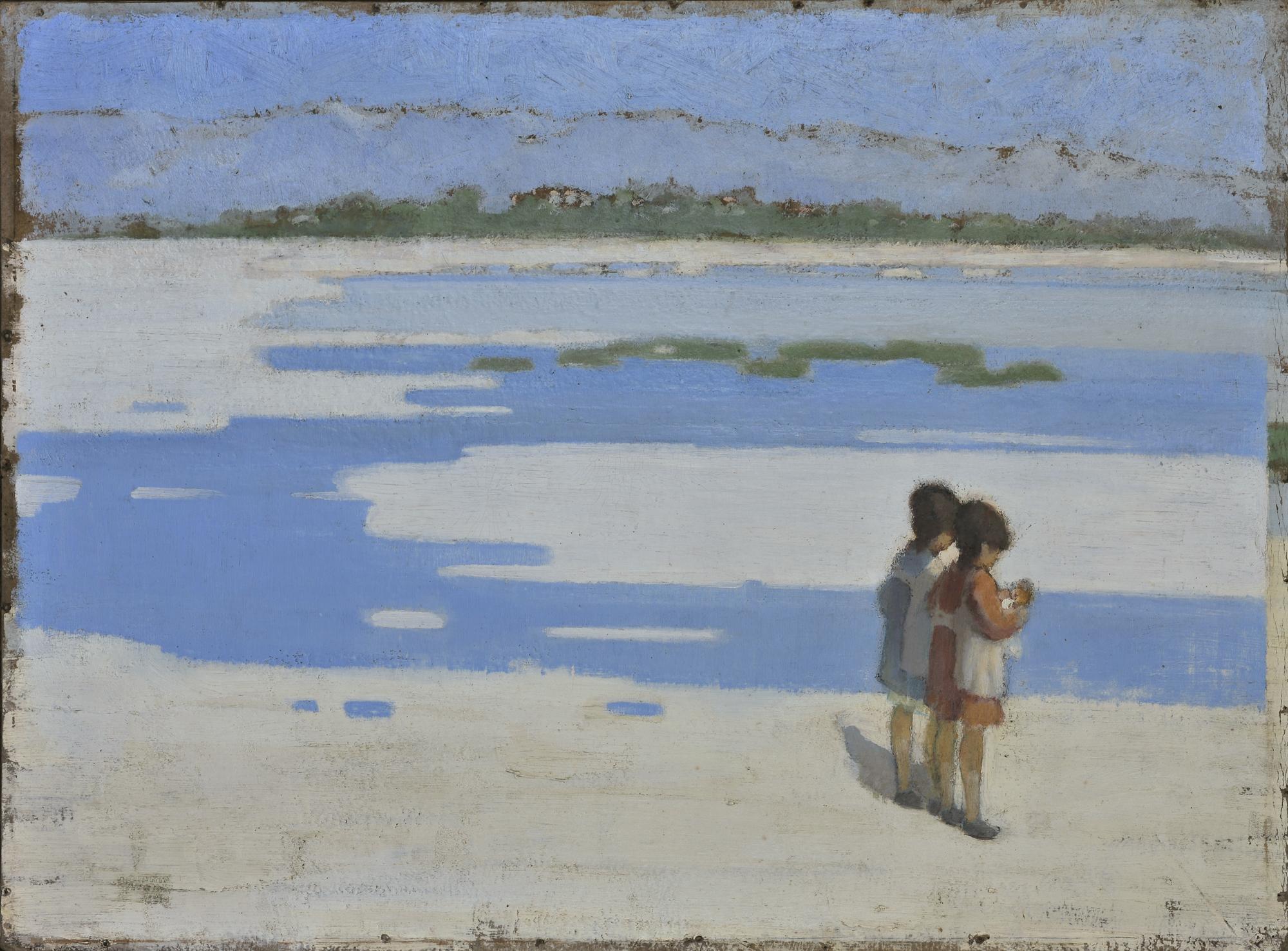 Two Children on the Beach - National Gallery