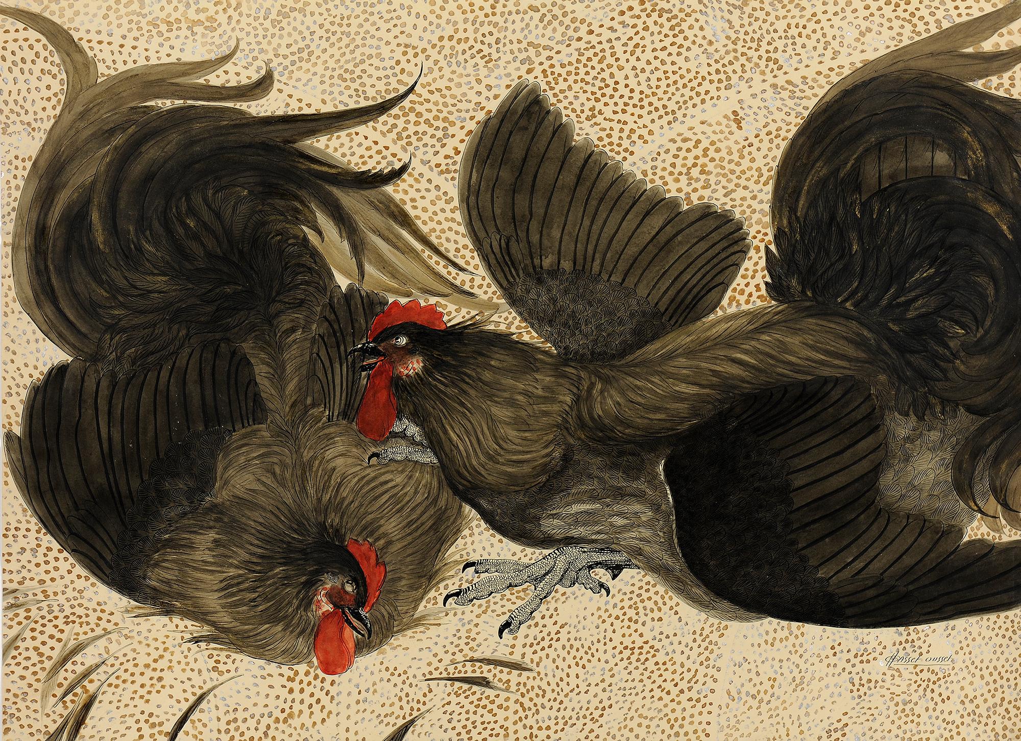 Coq De Combat Scan Vf Combat de coqs - National Gallery