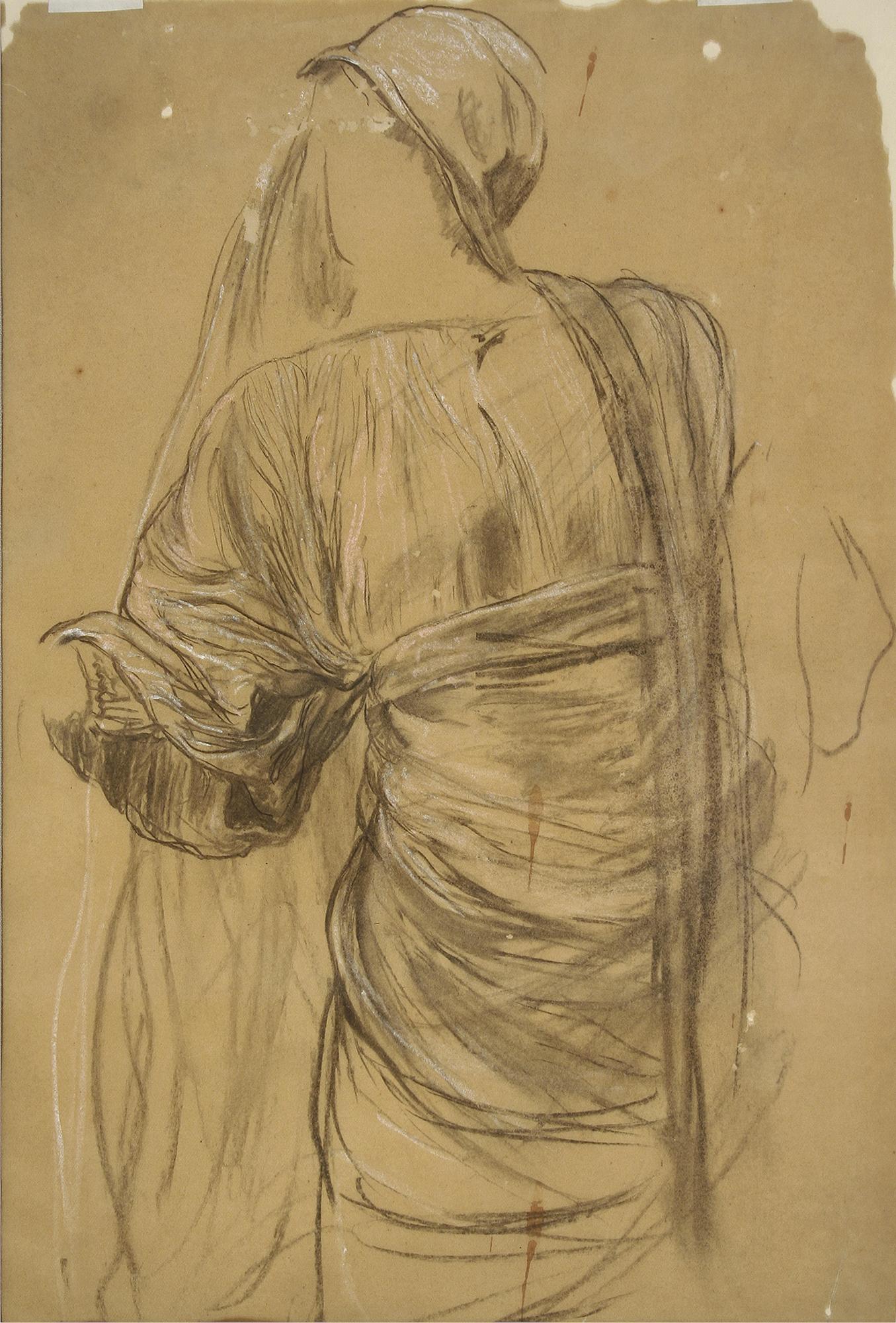 Study of the Drapery for the 