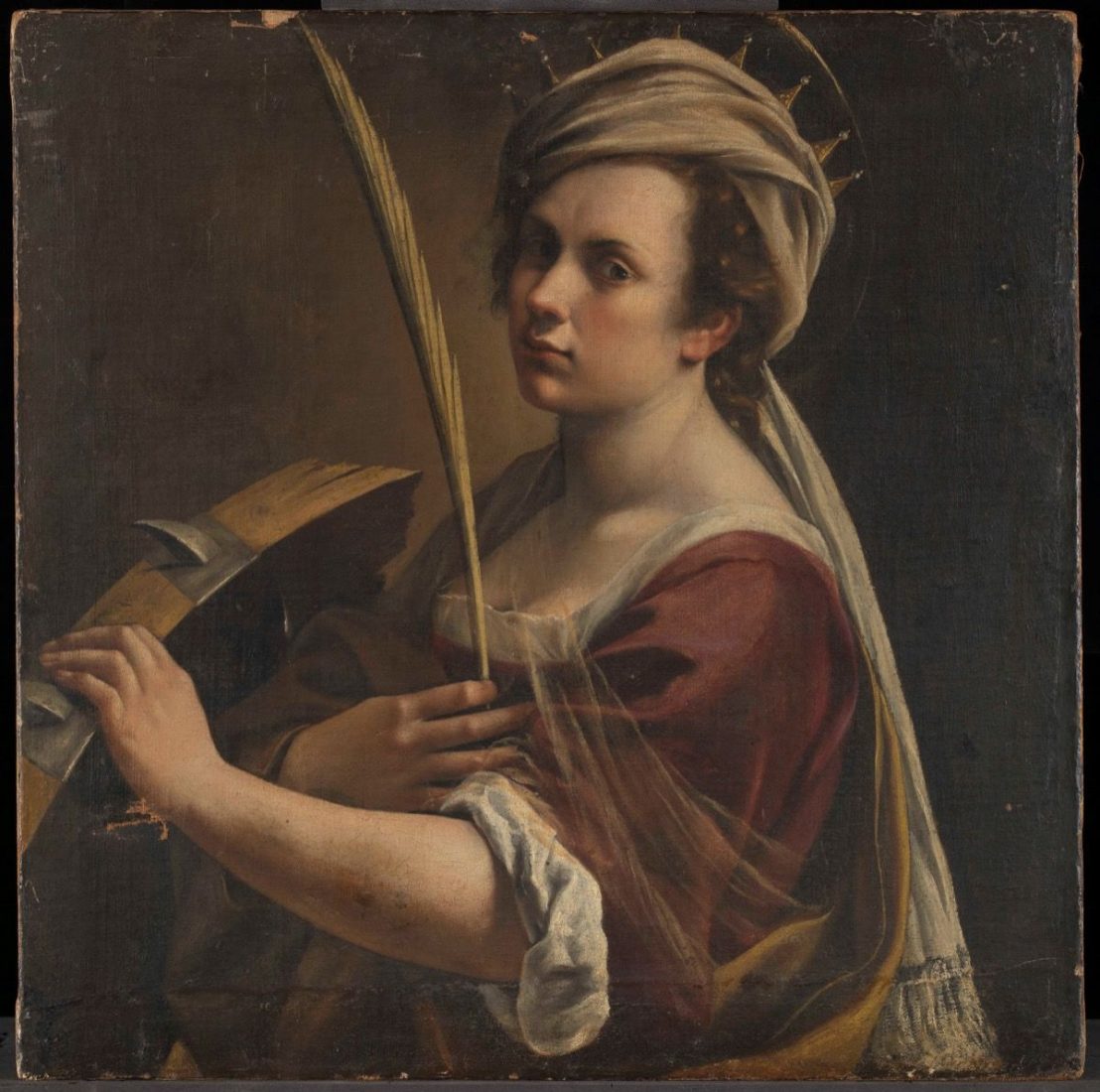Αυτοπροσωπογραφία ως Αγία Αικατερίνη της Αλεξανδρείας, 1615-17 