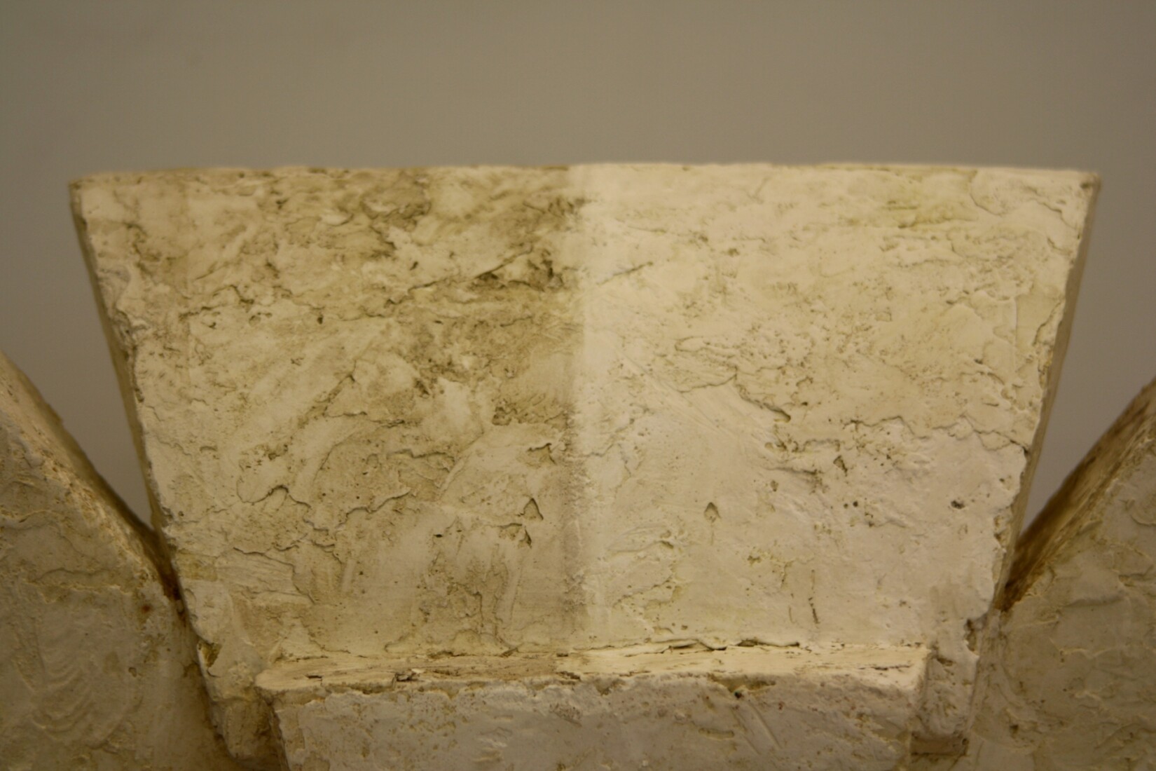 Plaster model during cleaning (detail)