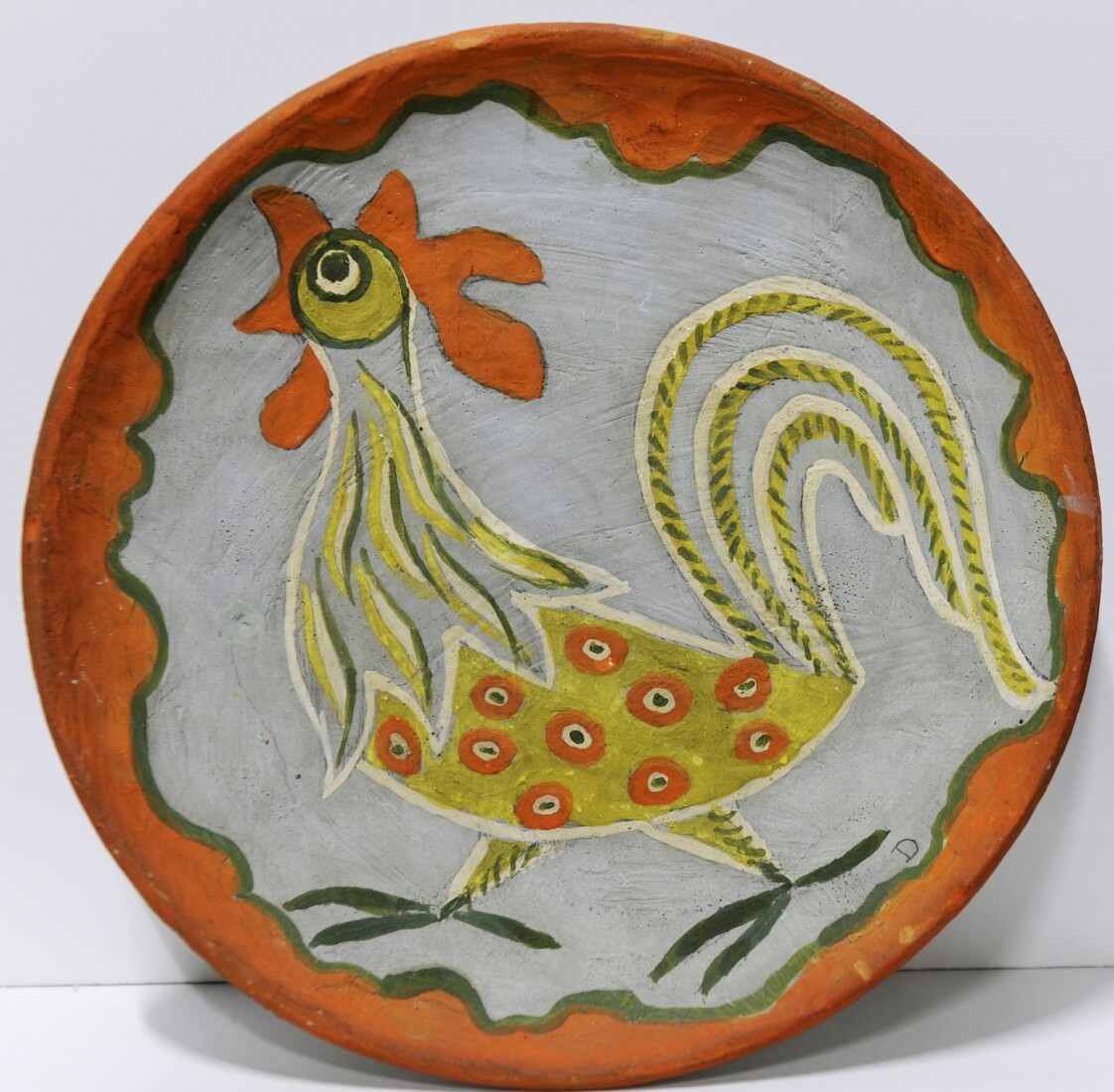 Decorative plate with Cock, c. 1932