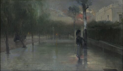 After the Rain on Vasilissis Sofias Street - Mathiopoulos Pavlos (Paul)