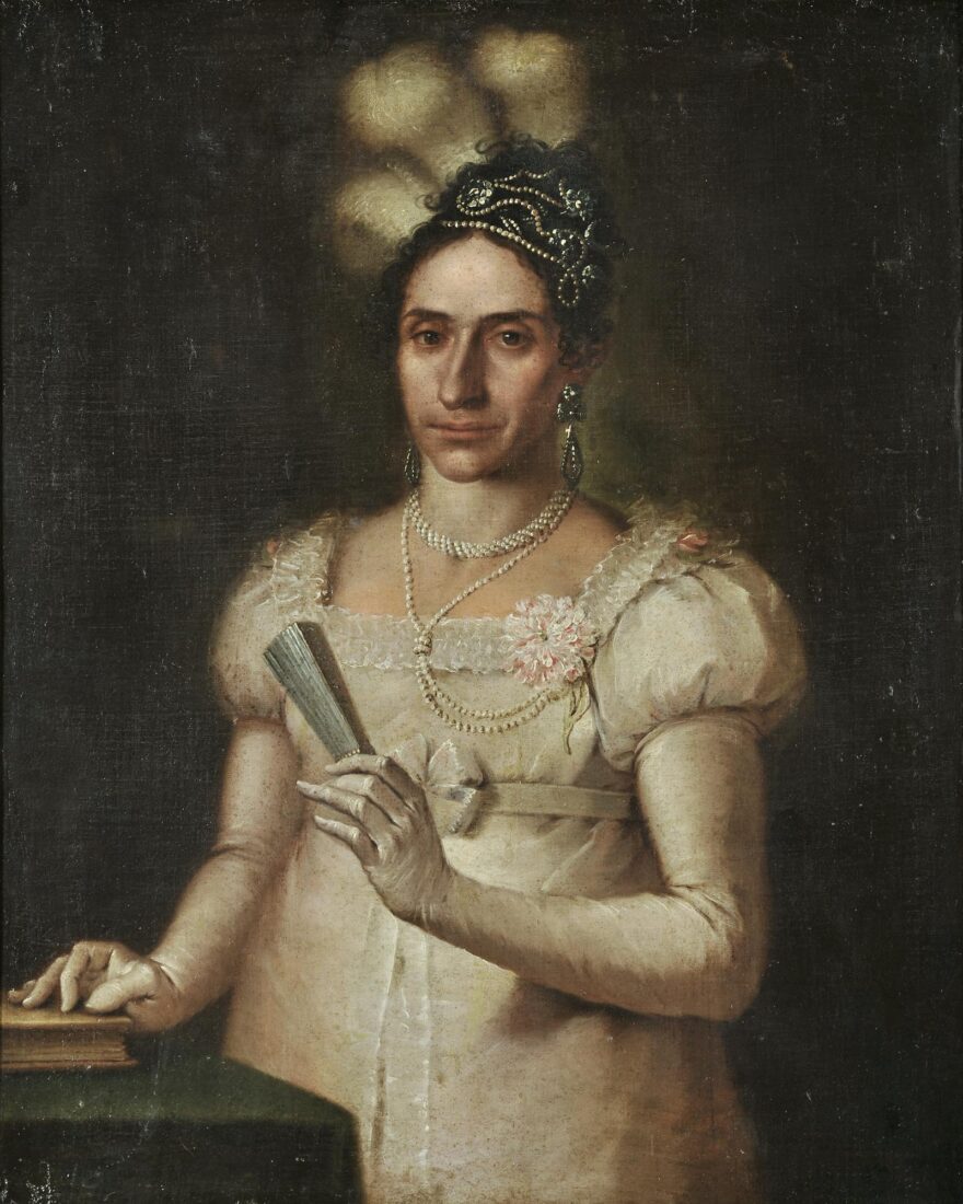 Portrait of a Lady with Diadem - Koutouzis Nikolaos
