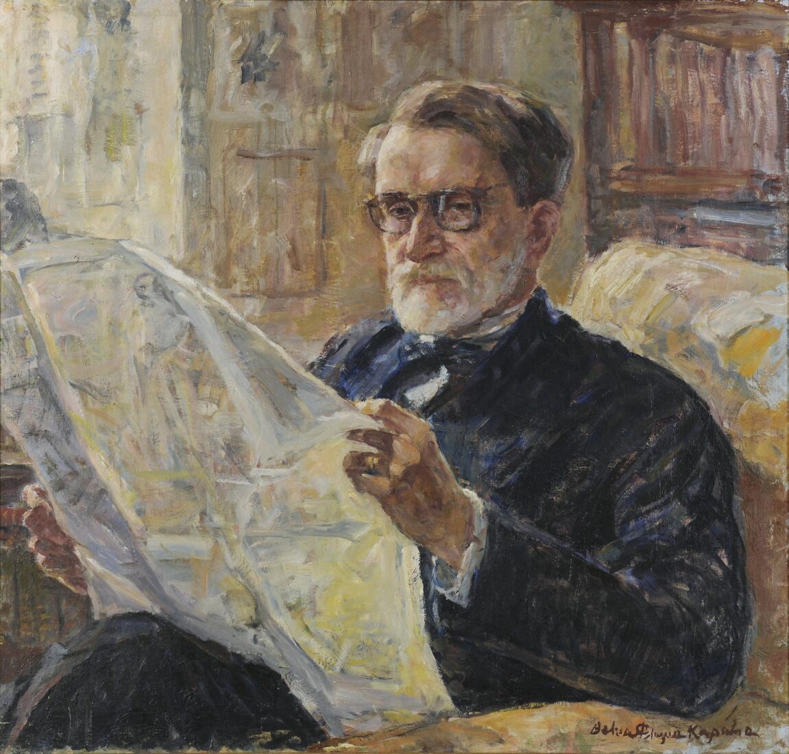 Portrait of Ioannis Karavias - Flora Karavia Thaleia