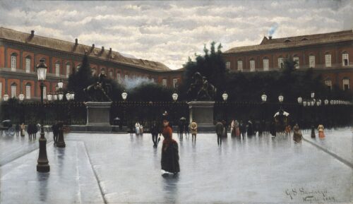 The Palace Reale of Naples after the rain - Samarzis Georgios