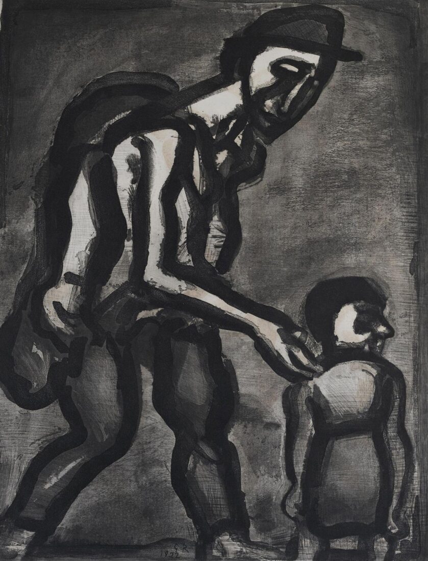 “Take refuge in your heart, vagabond of misfortune” - Rouault Georges