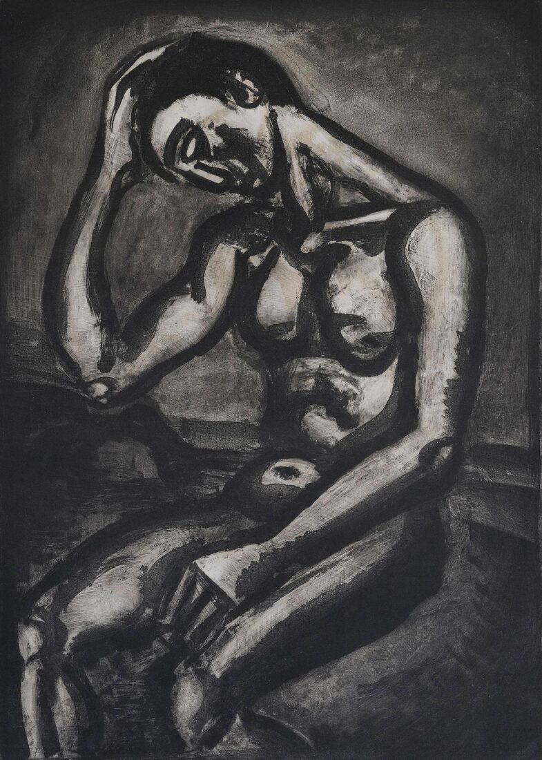 “Alone in this life of snares and malice” - Rouault Georges