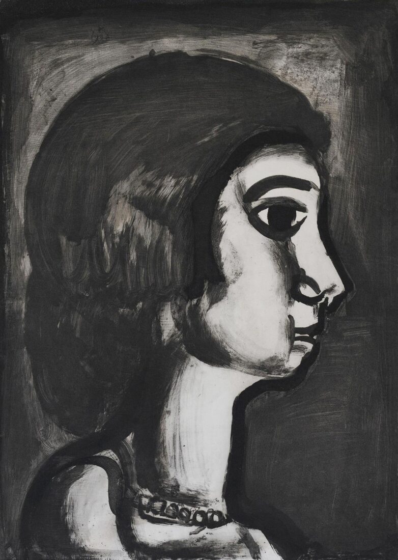 “A young woman called joy” - Rouault Georges