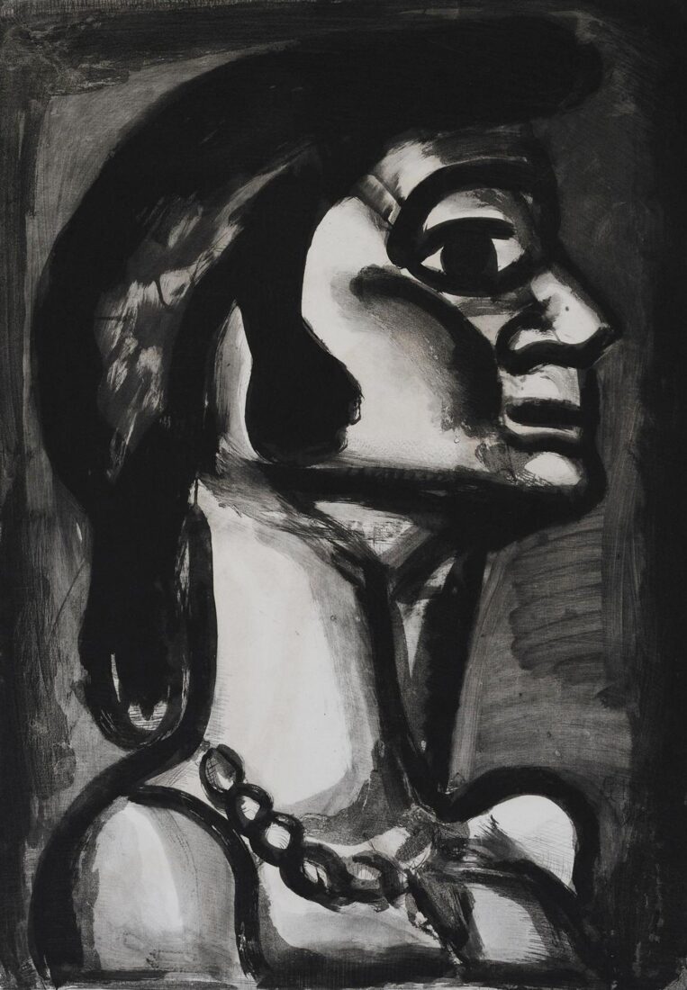 “On lips that were fresh, the taste of gall” - Rouault Georges
