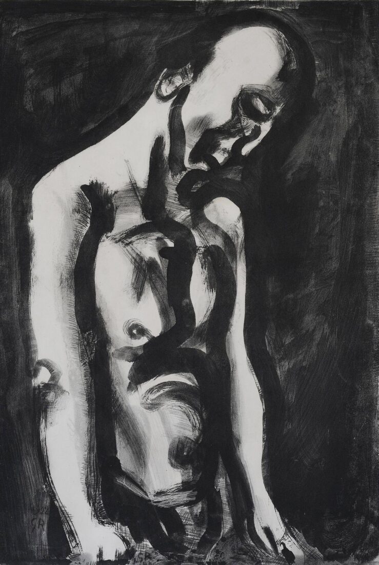 “The condemned man has gone away” - Rouault Georges
