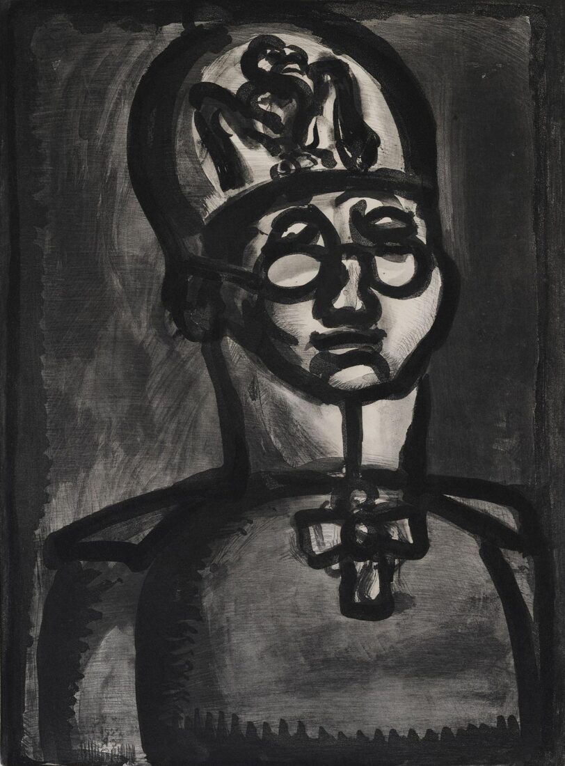 “Far from the smile of Rheims” - Rouault Georges