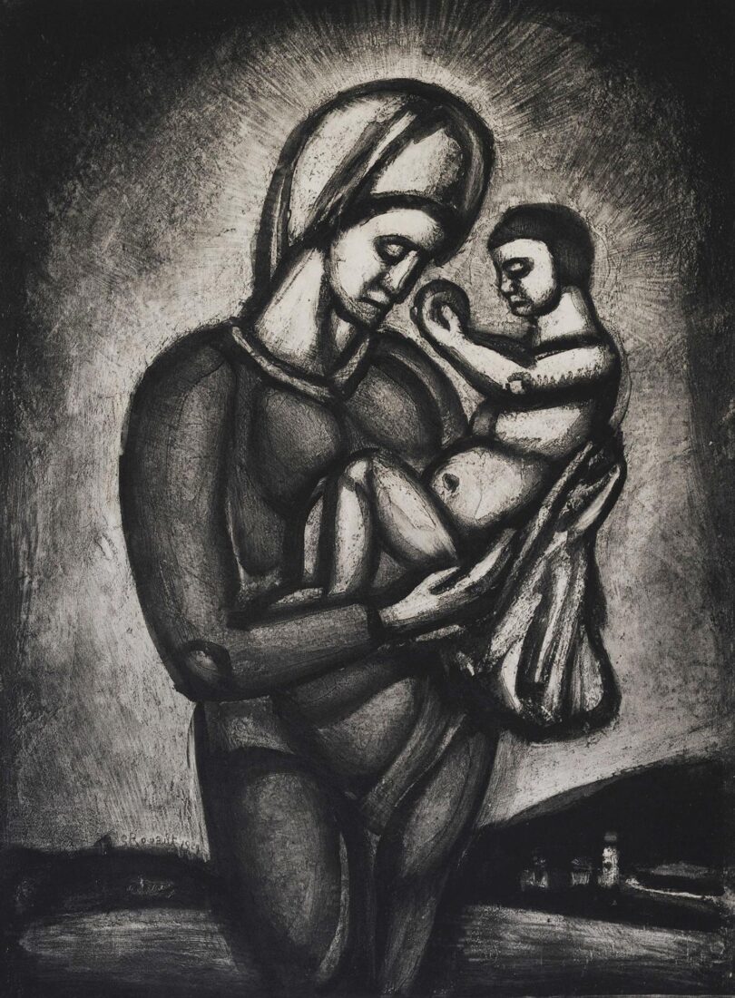 “In these sad times of vanity and unbelief, our Lady of land’s end keeps watch” - Rouault Georges