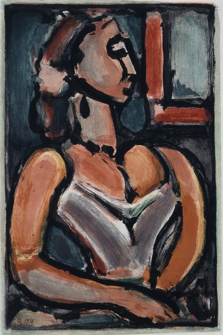 Proud Woman, from the series Fleurs du Mal - Rouault Georges