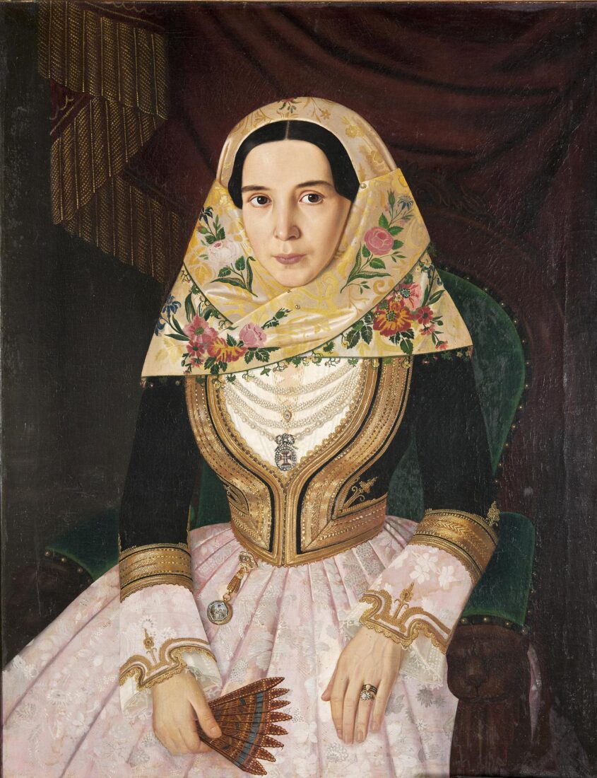 Kyriakoula Voulgari, Wife of A. Kriezis - Pige Francesco