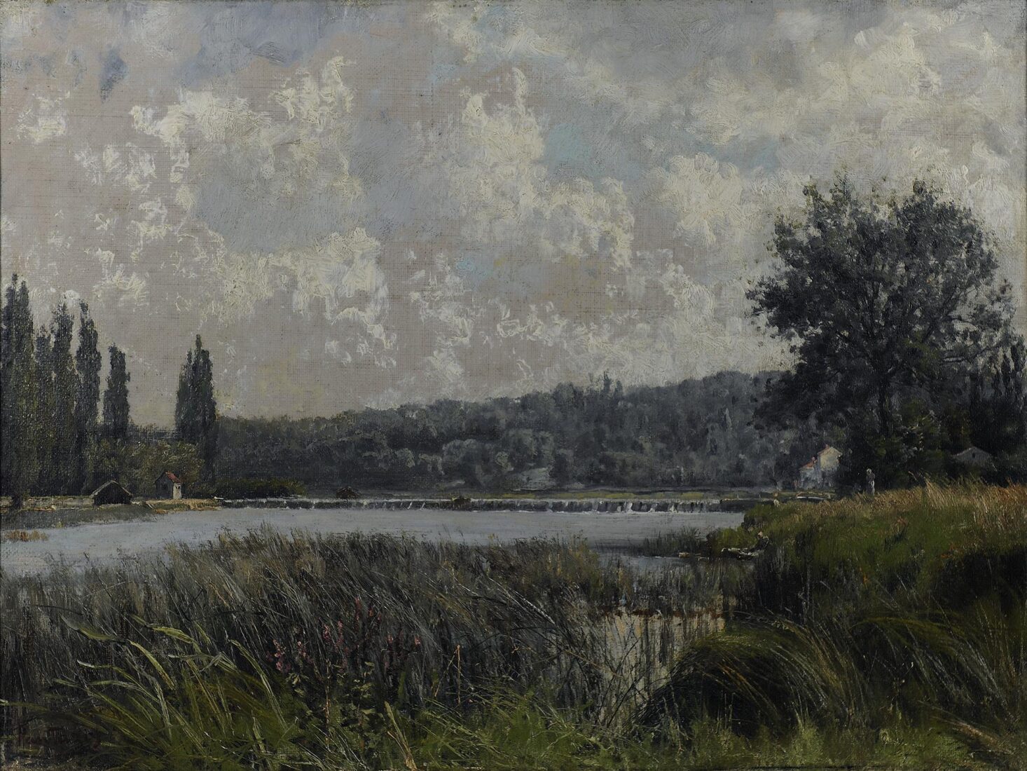 Landscape with Tributary of Seine, near Paris - Pantazis  Periklis