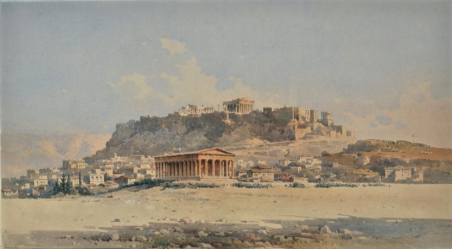 Thision and the Acropolis - Giallinas Angelos