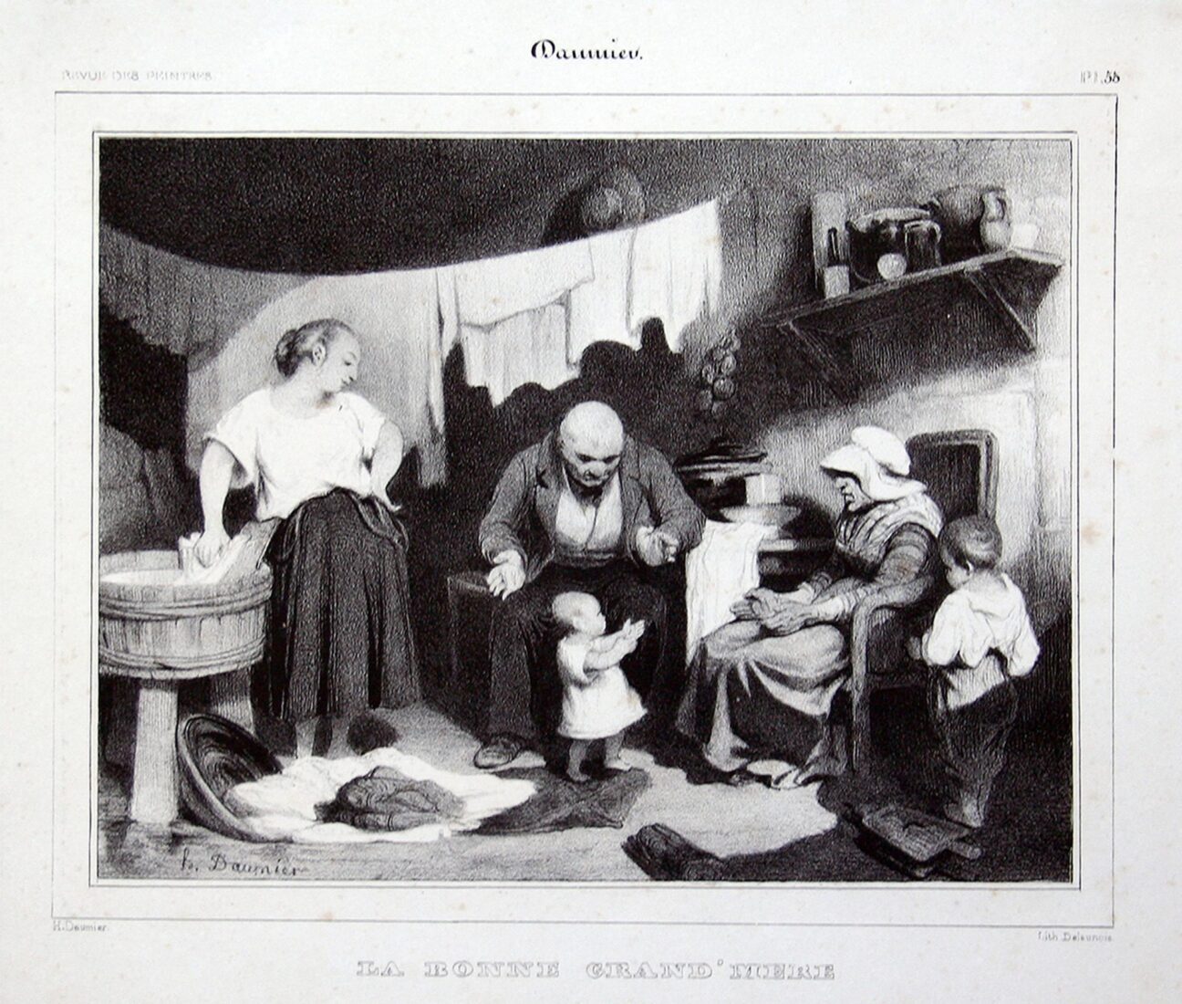 “Η καλή γιαγιά” - Daumier Honore