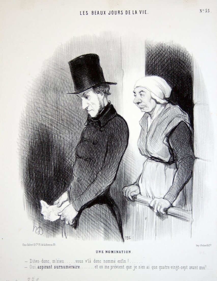 “Ένας διορισμός” - Daumier Honore