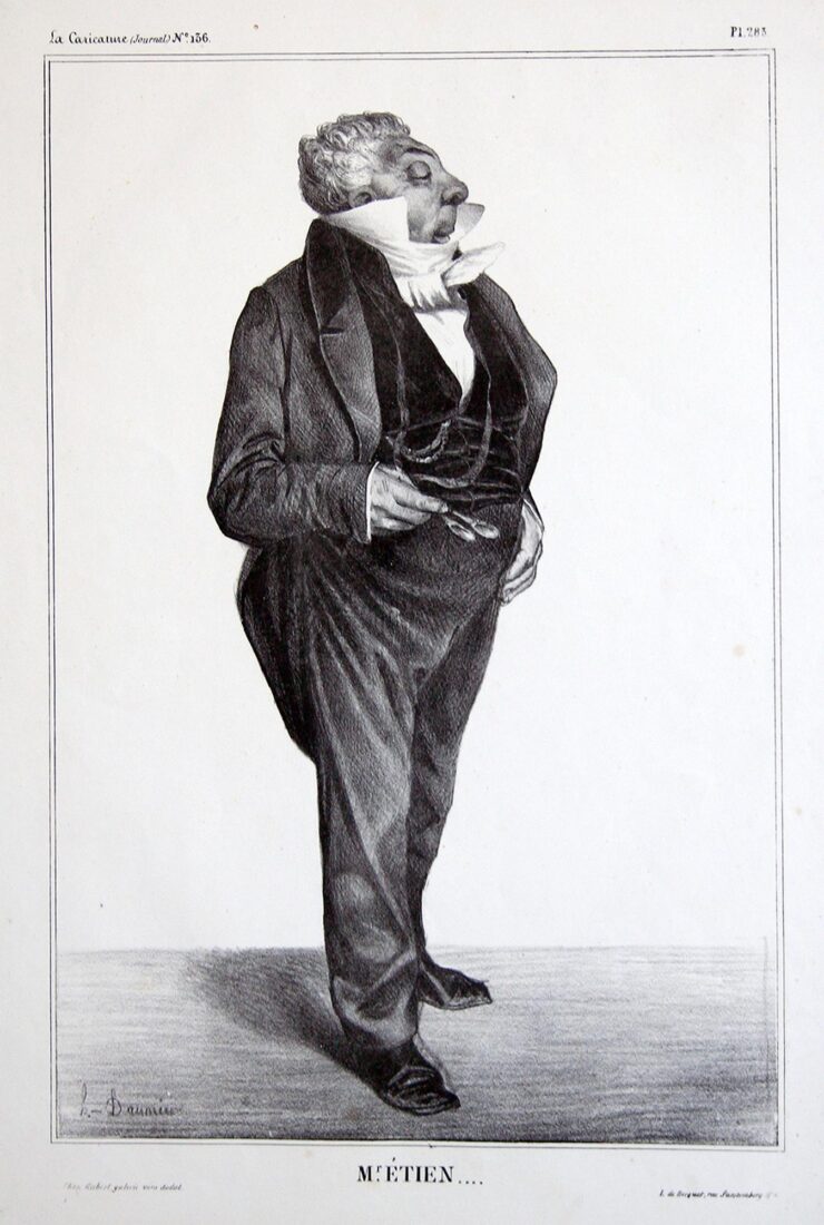 “Mr  Etienne” - Daumier Honore