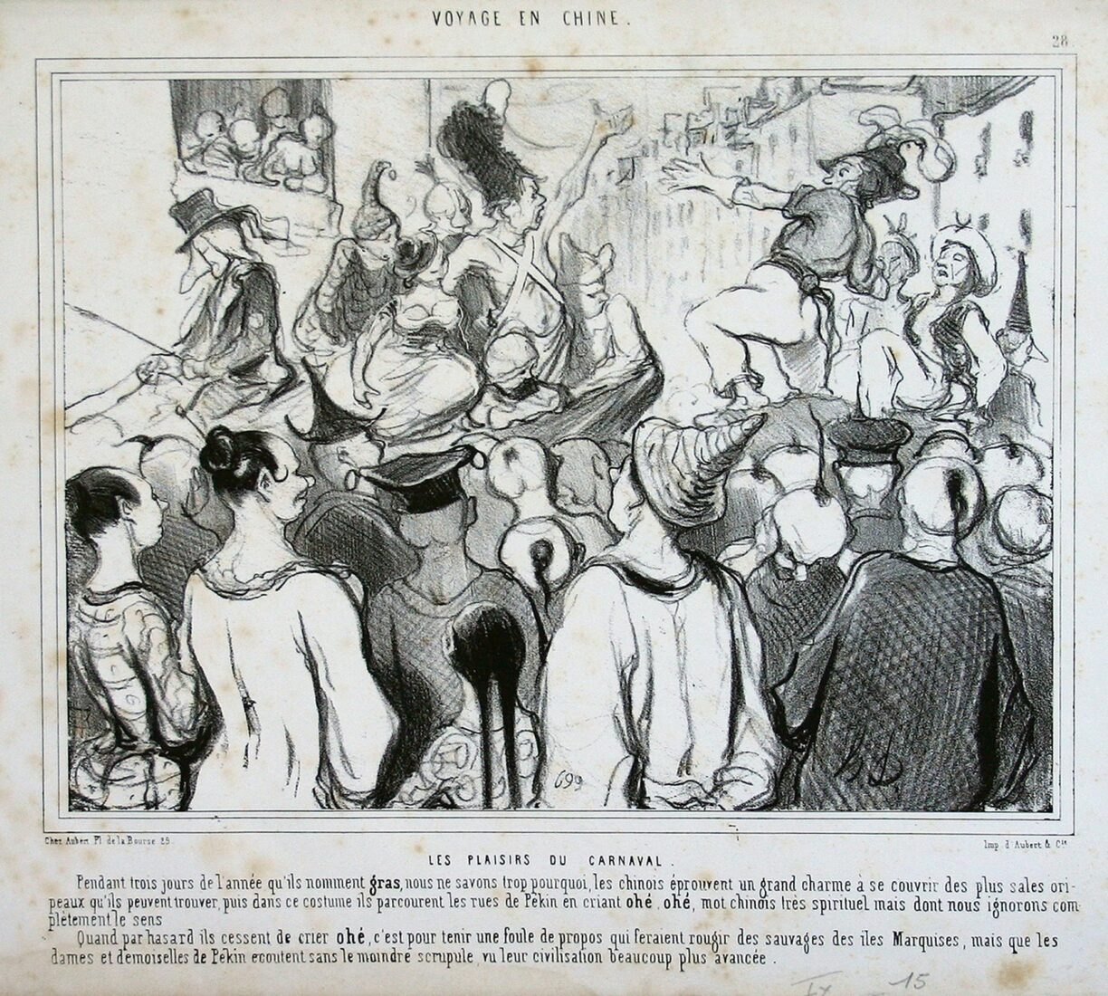 “The pleasures of Carnival” - Daumier Honore
