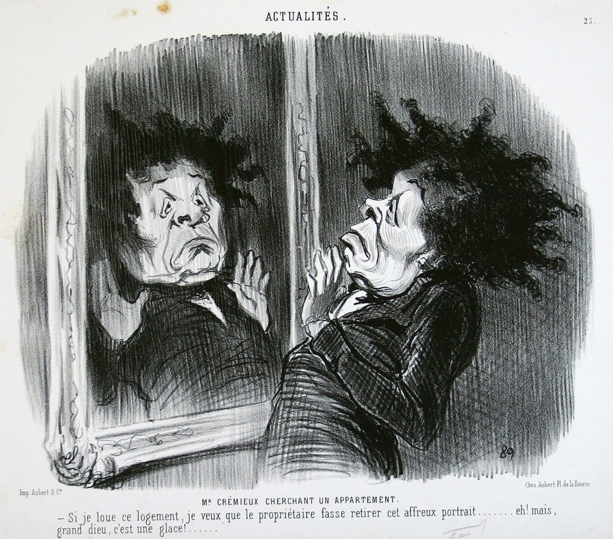 “Mr. Cremieux looking for an apartment” - Daumier Honore