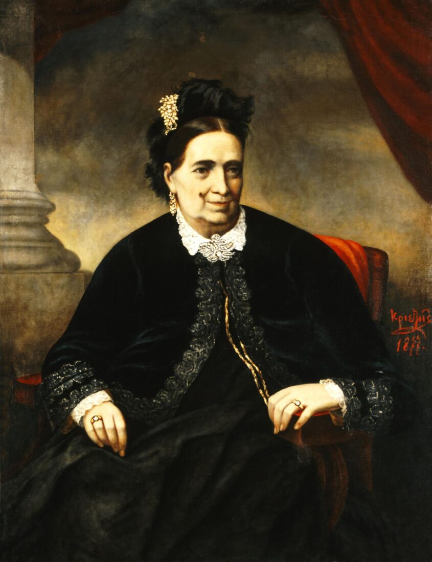 Portrait of Triantafyllia Kriezi - Kriezis Andreas