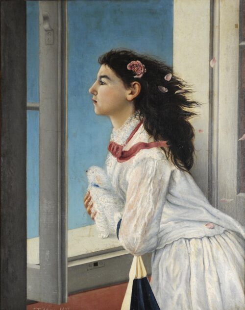 Girl at Window - Avlichos Georgios