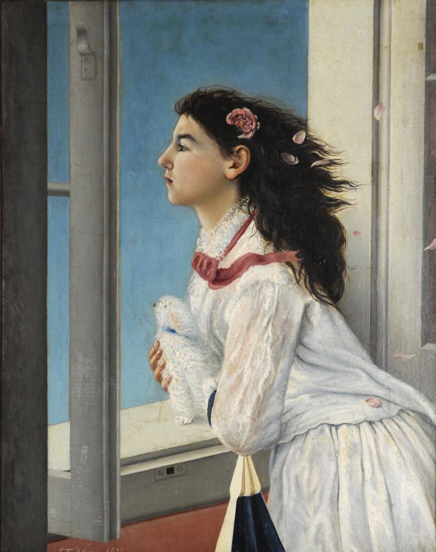 Κοπέλα στο παράθυρο - Άβλιχος Γεώργιος