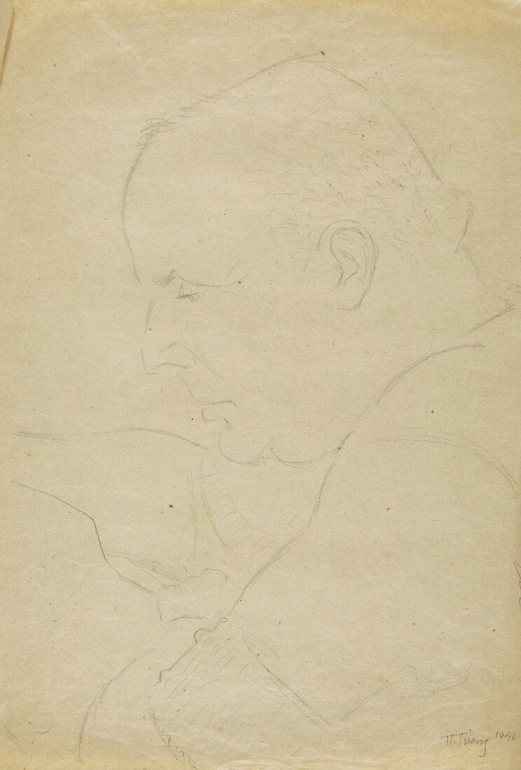 Portrait of Philolaos Tloupas - Tetsis Panayiotis