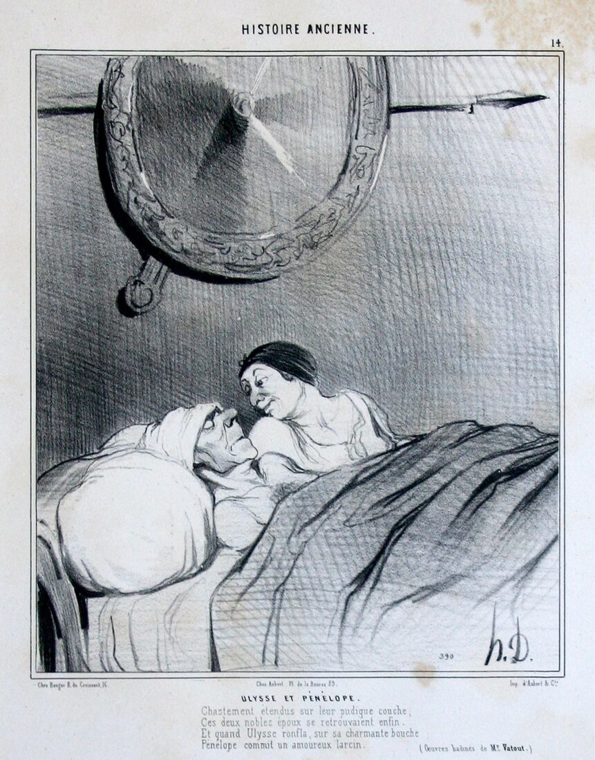 “Ulysses and Penelope” - Daumier Honore