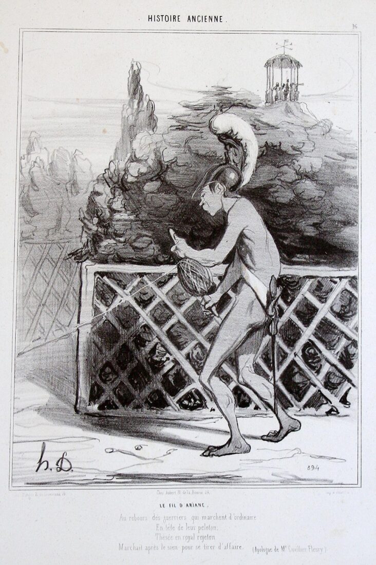“Ο μίτος της Αριάδνης” - Daumier Honore