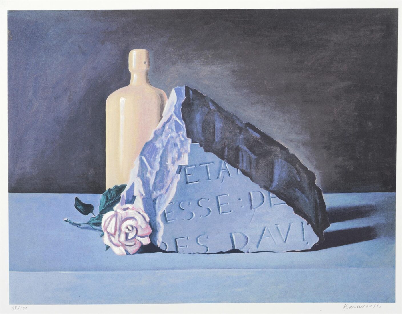 Still Life with Epigram - Karavouzis Sarantis