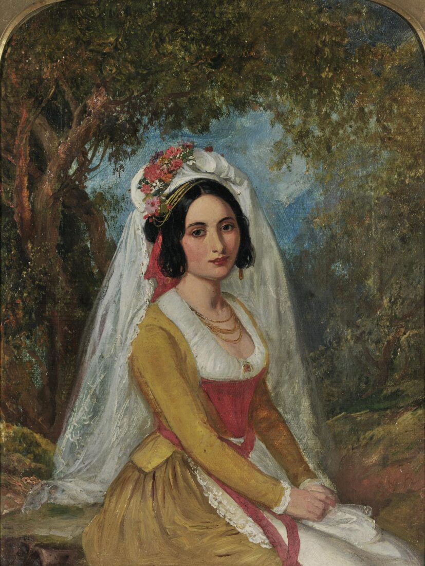 Woman from Corfu - Vryzakis Theodoros