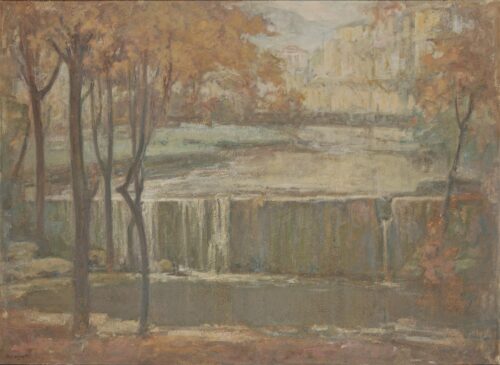 Waterfall in Livadia, 1936 - Lazaris Theodoros