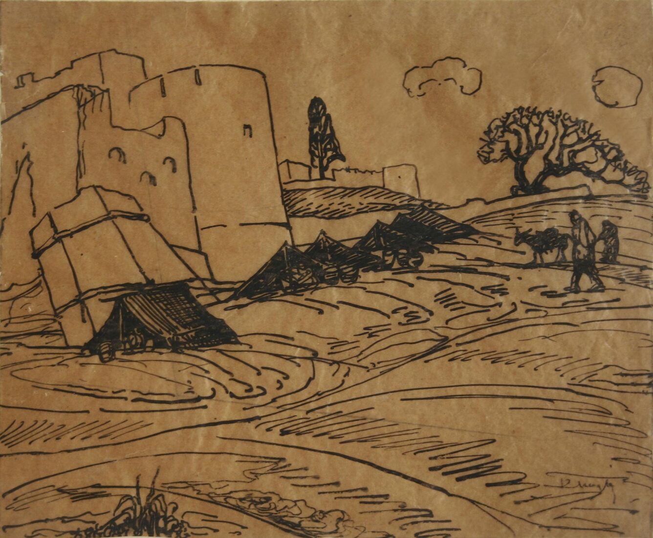 Landscape with Castle - Maleas Konstantinos