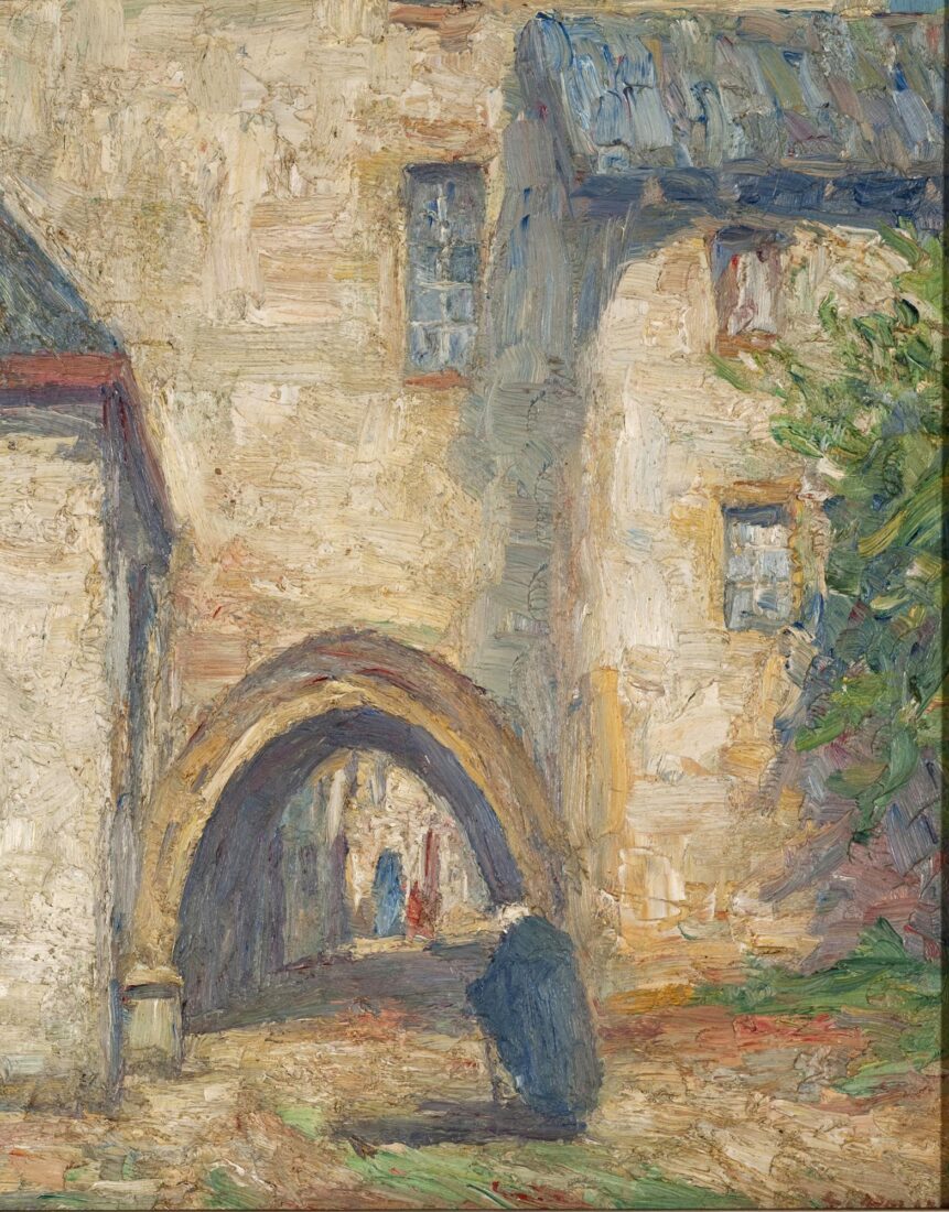 Figure in front of an Arch - Miliadis Stelios