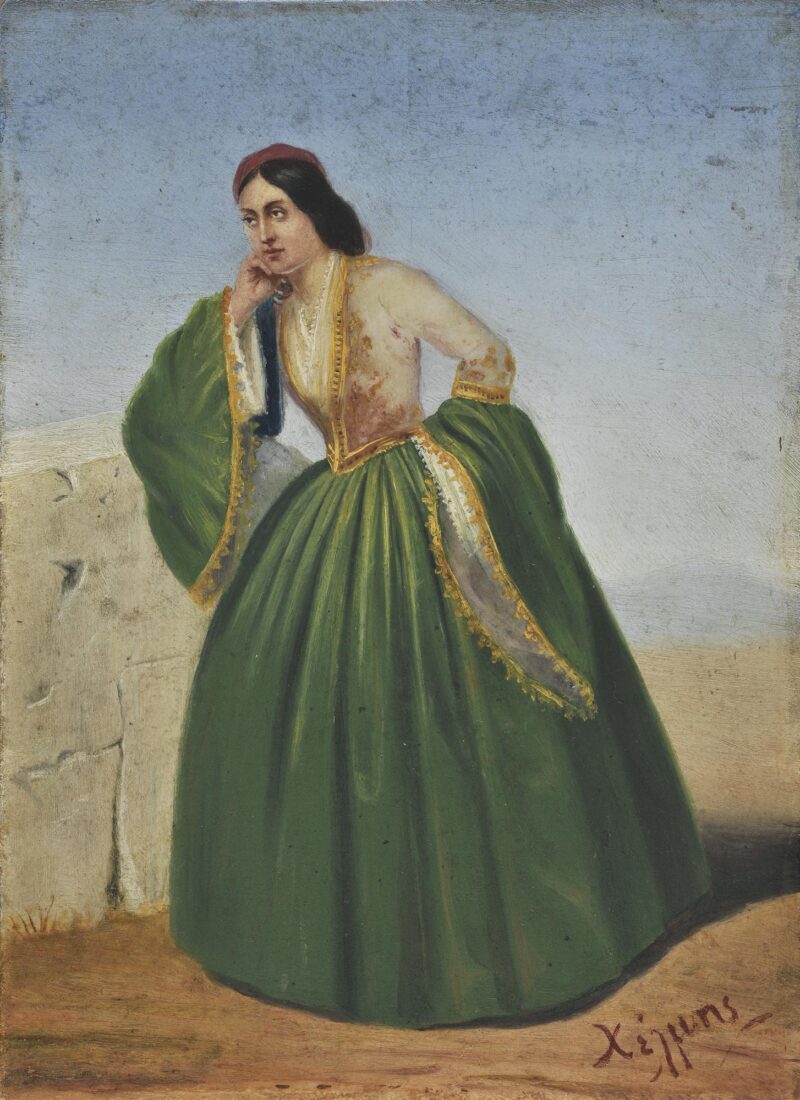 Woman in the Amalia Costume - Chelmis Pericles