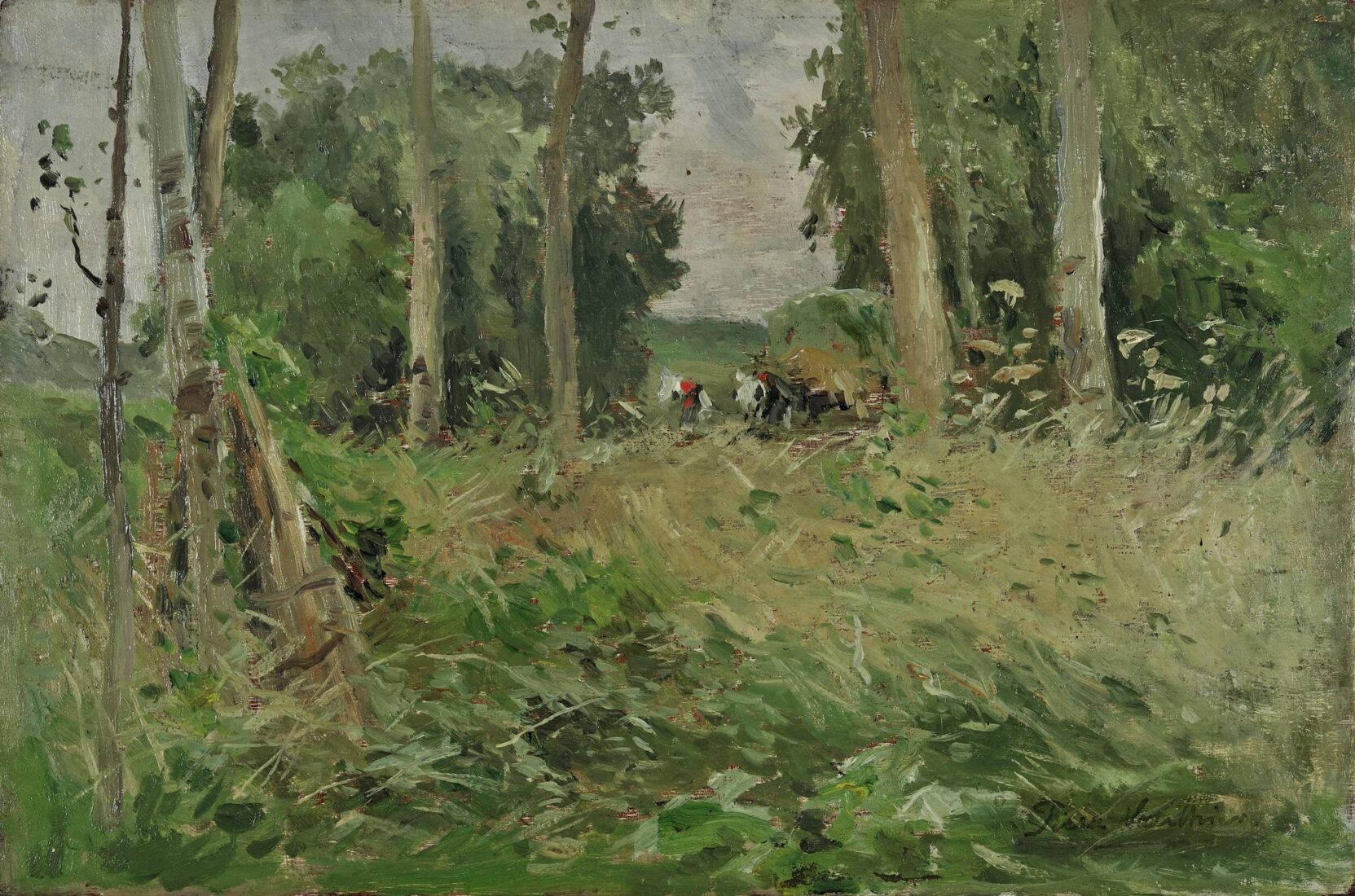 Landscape with Trees - Vauthier Pierre Louis Leger