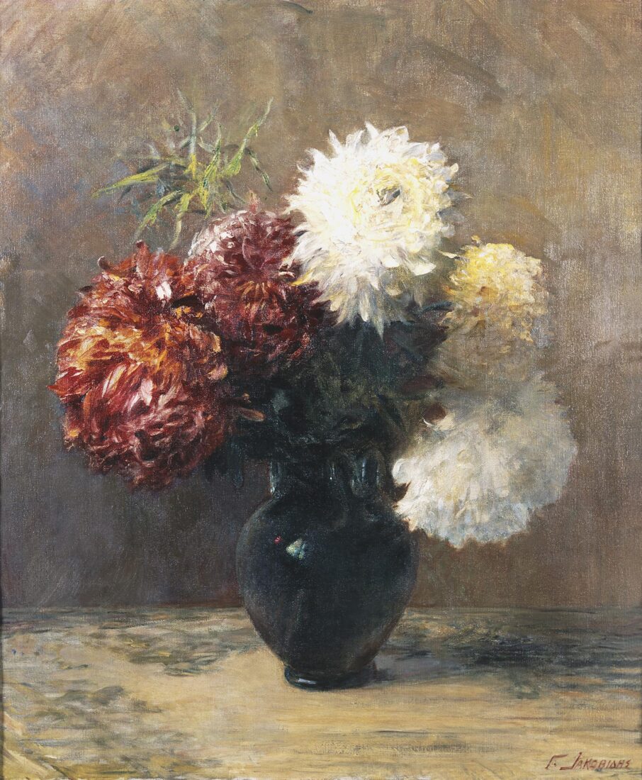 Vase with Chrysanthemums - Iakovidis Georgios