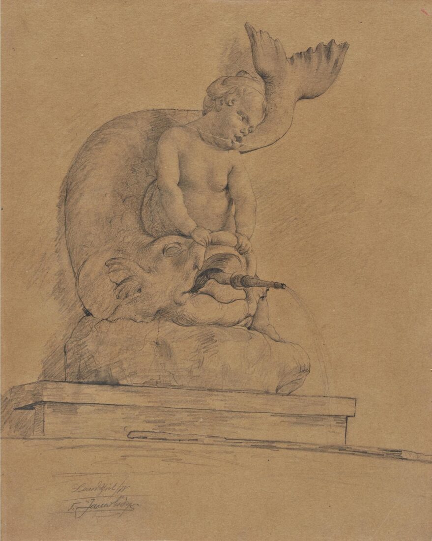 Fish with a Putto, as a Fountain - Iakovidis Georgios
