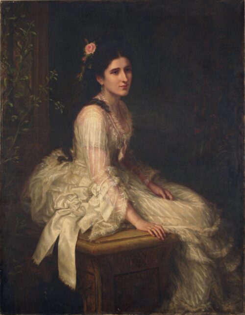 Lady in a Transparent Dress - Amiconi Bernardo