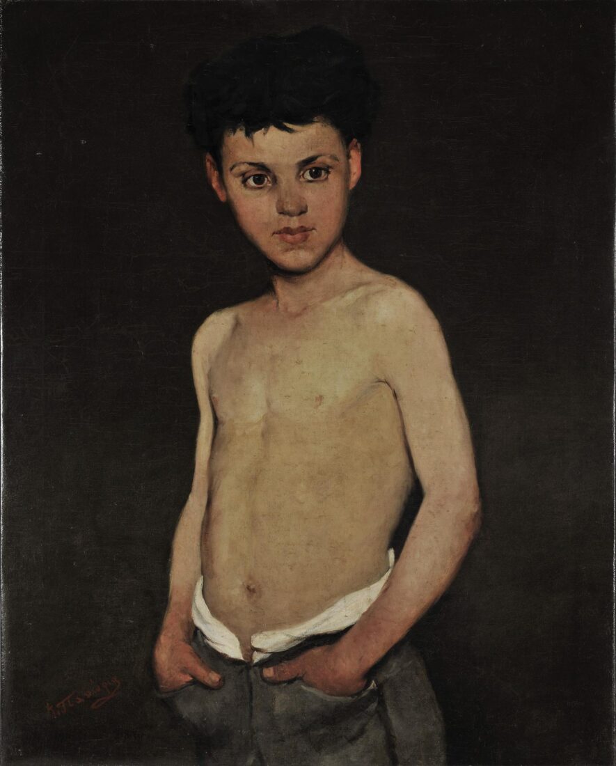 Semi-clad Boy - Panorios Konstantinos