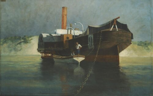 Anchored Ship on Wheels - Prossalentis Emilios