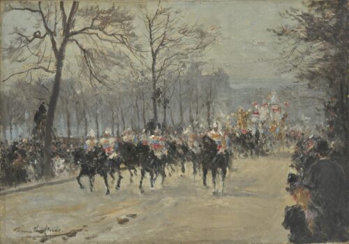 Middle Day of Lent to the Champs -Elysees - Vauthier Pierre Louis Leger