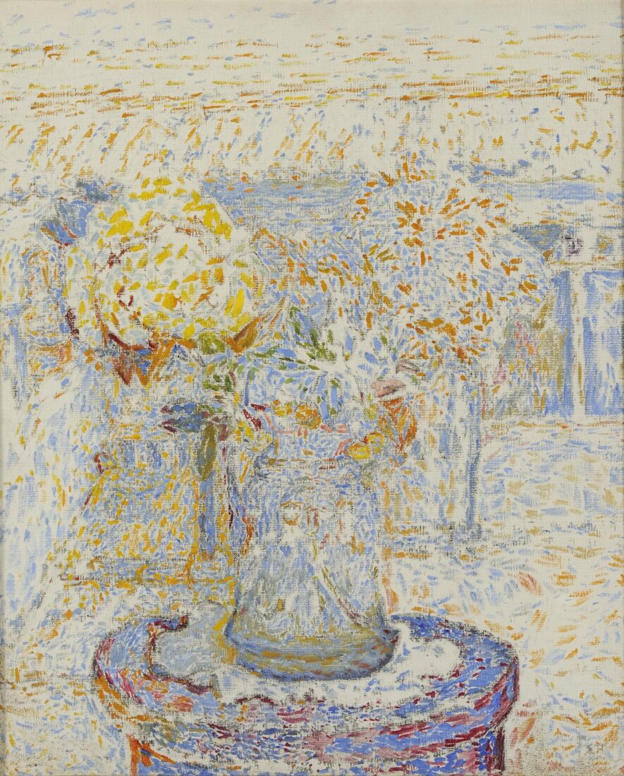 Vase of Flowers (dark colors) - Papaloukas Spyros