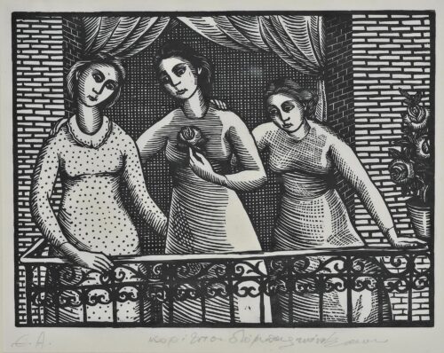 Girls on the Balcony - Katraki Vasso