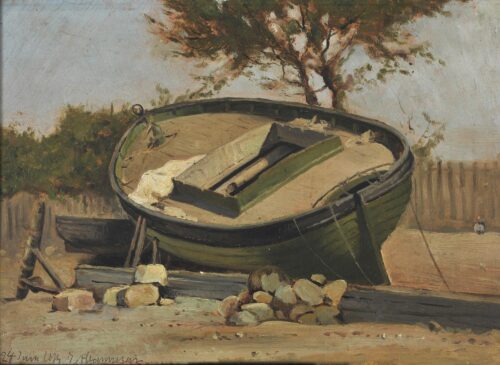 Boat Dragged on the shore - Altamouras Ioannis