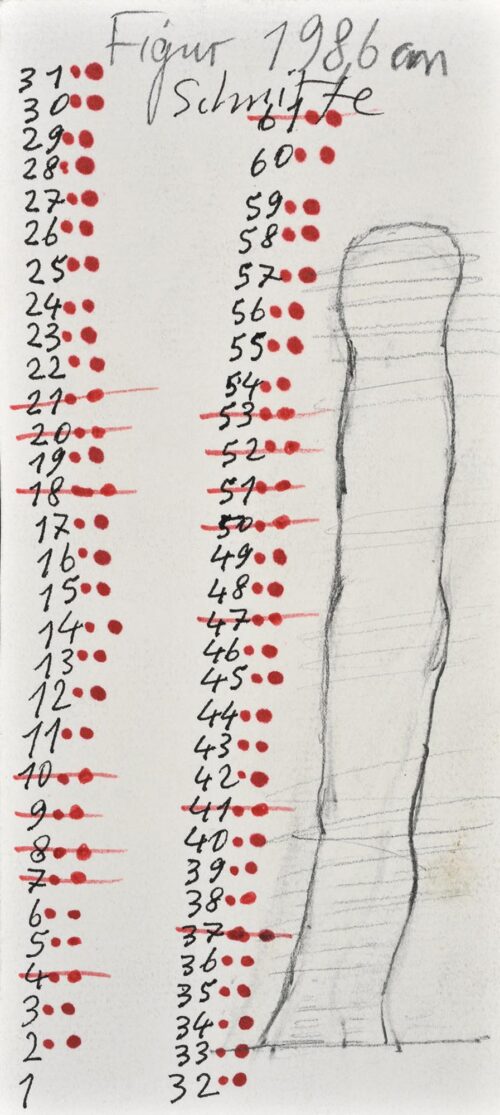 Figure with Calculations for the Width of the Sections - Avramidis Joannis